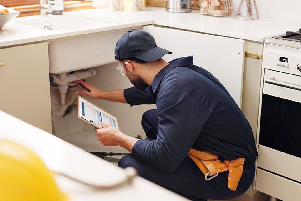 Onderhoud aan gootsteen